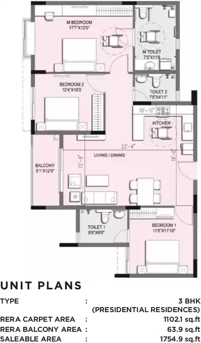Floor plan for The Virtuoso Club and Serviced Residences